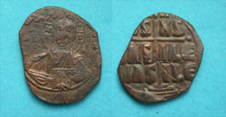 Romanus III, Class B Anonymous follis Struck c. 1028-34 AD